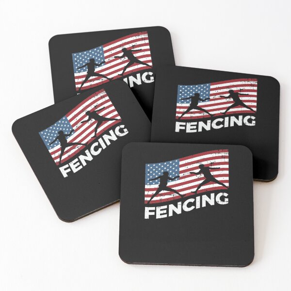 Item preview, Fencing USA Flag Fencer Gift Patriotic designed and sold by jeffded.