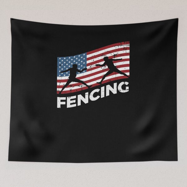 Item preview, Fencing USA Flag Fencer Gift Patriotic designed and sold by jeffded.