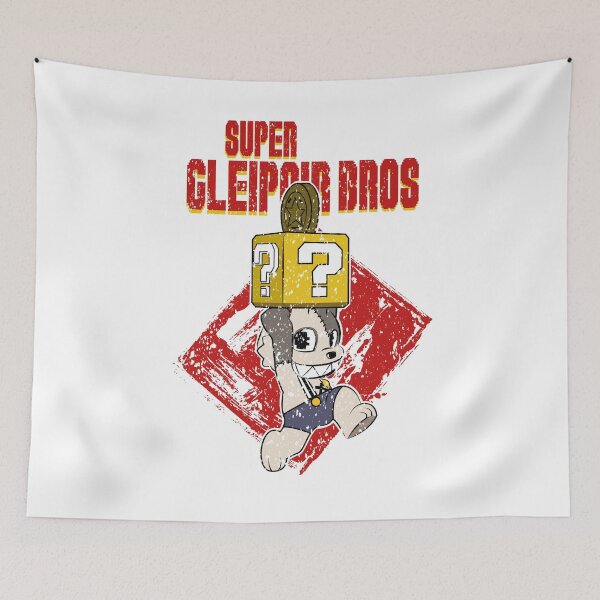 Item preview, GLEIPNIR: SUPER GLEIPNIR BROS (WHITE&GRUNGE) designed and sold by FunGangStore.