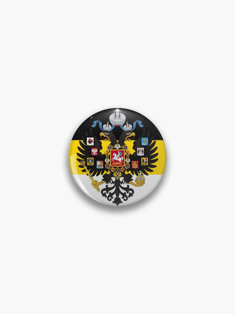 Russian empire stylised flag Pin for Sale by AidanMDesigns