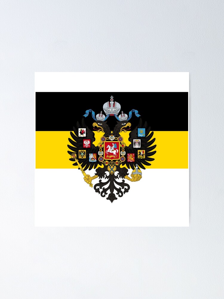 Imperial flag and arms of Russia, 1900 For sale as Framed Prints, Photos,  Wall Art and Photo Gifts