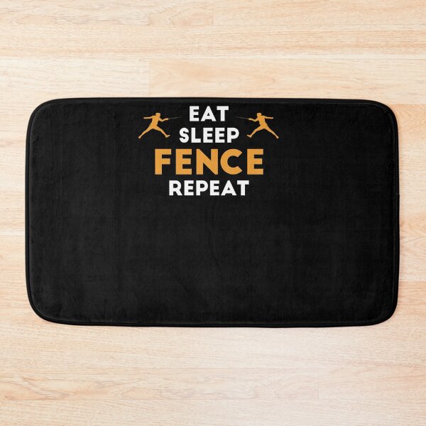 Item preview, Eat Sleep Fencing Repeat Fencer Gift designed and sold by jeffded.