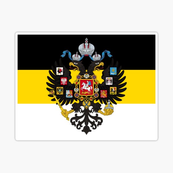 FLAG OF RUSSIA Sticker by Meithyl