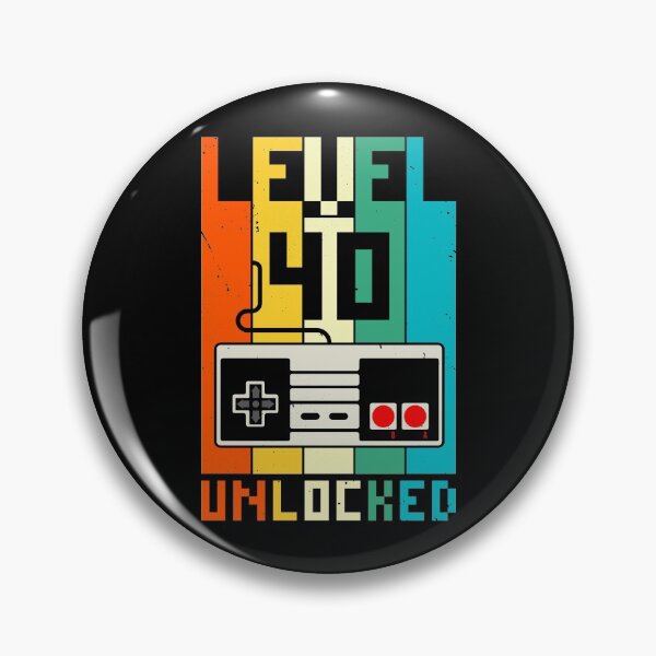 Item preview, Level 40 Unlocked 40th Birthday Gift for Video Gamers designed and sold by BRVART.