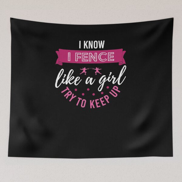 Item preview, Fence Like A Girl Fencing Gift Fencer designed and sold by jeffded.