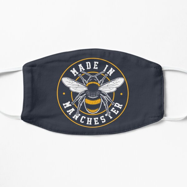 Manchester sticker Flat Mask