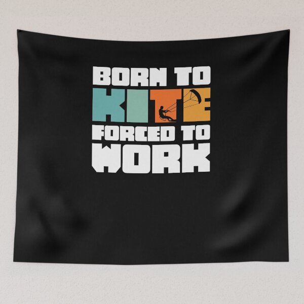 Item preview, Born To Kite Kitesurfing Gift Surfing Surfer designed and sold by jeffded.