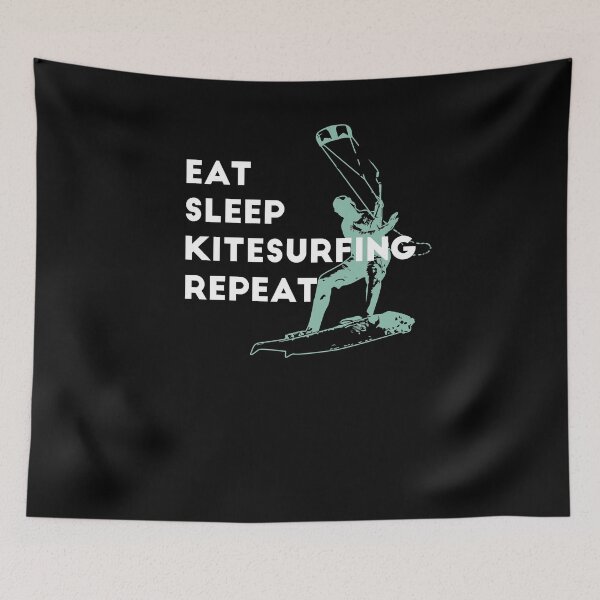 Item preview, Eat Sleep Kitesurfing Repeat Surfer Gift designed and sold by jeffded.