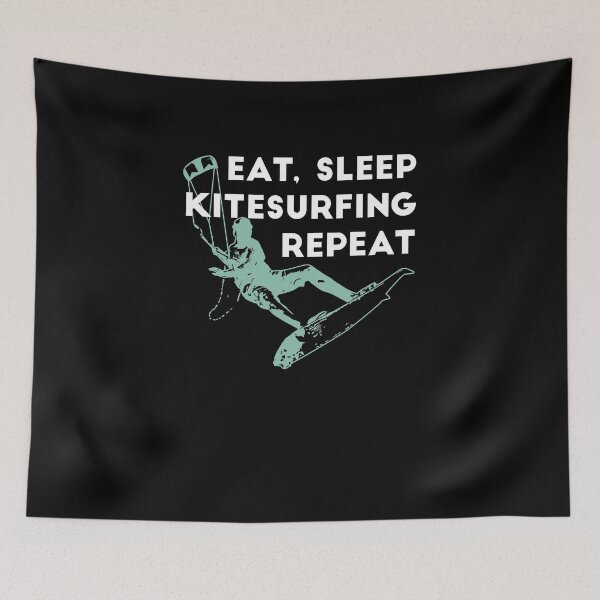 Item preview, Eat Sleep Kitesurfing Repeat Surfer Gift designed and sold by jeffded.