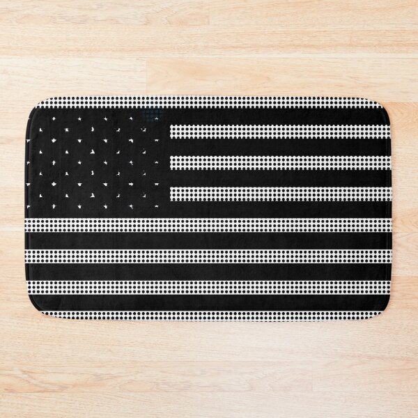 Item preview, US Flag Black and White designed and sold by AJ505.