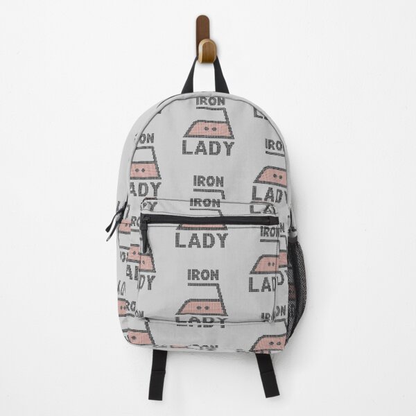 Item preview, Iron Lady - Funny faux embroidery print designed and sold by Colette van der Wal.