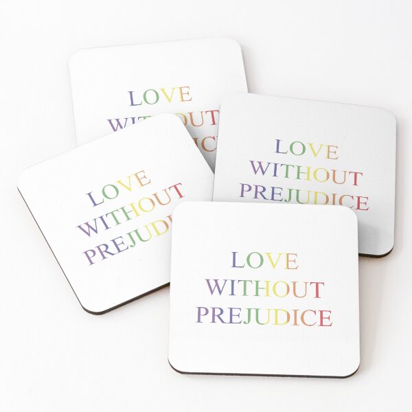 Item preview, Love Without Prejudice Slogan designed and sold by thetshirtworks.