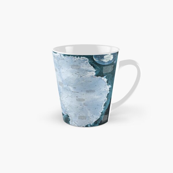  Satellite map of Antarctica - Спутниковая карта Антарктиды Tall Mug