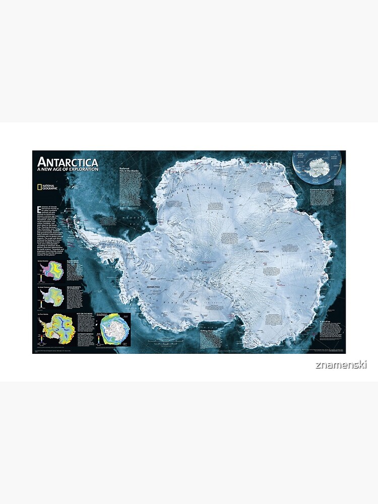 Satellite map of Antarctica - Спутниковая карта Антарктиды #Satellitemap #Antarctica by znamenski