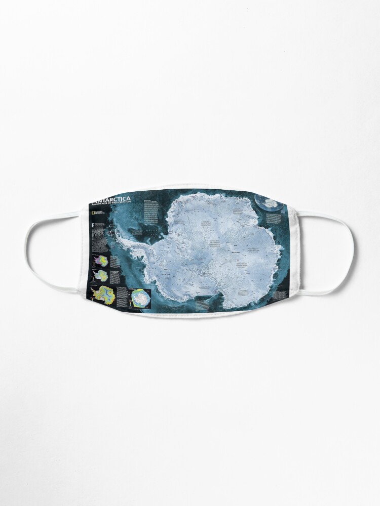 Alternate view of Satellite map of Antarctica - Спутниковая карта Антарктиды Mask