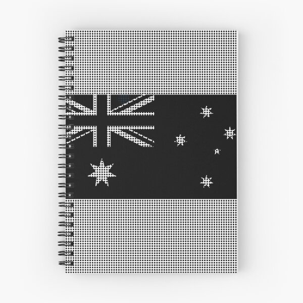 Item preview, Australian Flag Black and White designed and sold by AJ505.