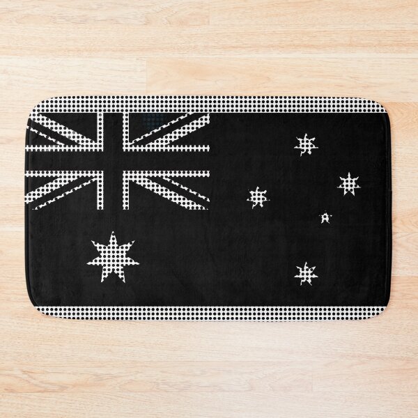 Item preview, Australian Flag Black and White designed and sold by AJ505.
