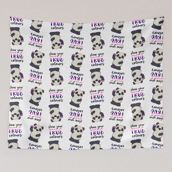 Item preview, Gender Fluid Pride Panda designed and sold by LottieLouArt.