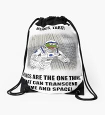 "Memes, TARS!" Interstellar Design Drawstring Bag