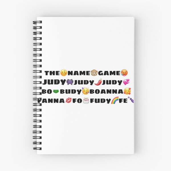 Item preview, the?name?game?JUDY?judy?judy?bo?budy?boanna?fanna?fo?fudy?fe? designed and sold by cydneysstickers.