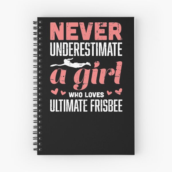 Item preview, Never Underestimate A Girl Ultimate Frisbee Gift designed and sold by jeffded.