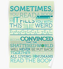 tfios - Sometimes you read a book... Poster
