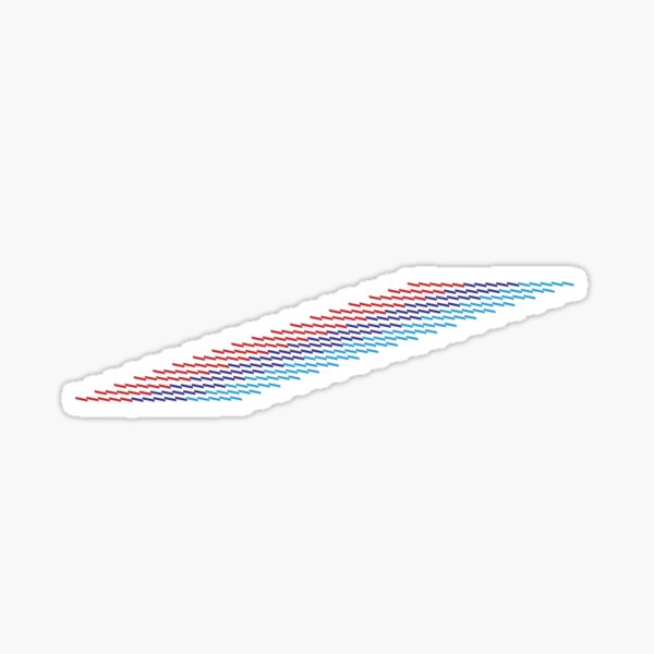 M Racing Cloth Sticker