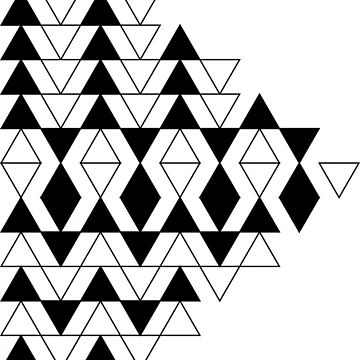 Artwork thumbnail, Abstract Triangle Geometric Design by FakeMirror