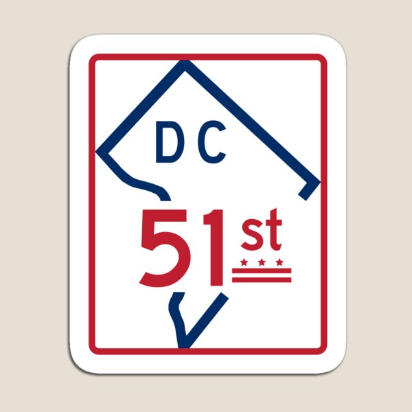 Item preview, The Road To Statehood - DC 51 (#1) designed and sold by brainthought.