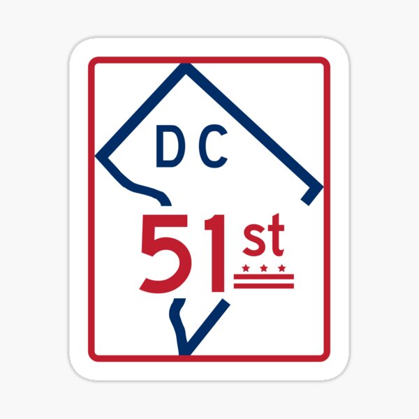 Item preview, The Road To Statehood - DC 51 (#1) designed and sold by brainthought.