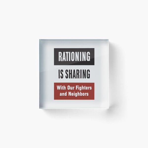 Item preview, Rationing Is Sharing -- WWII  designed and sold by warishellstore.