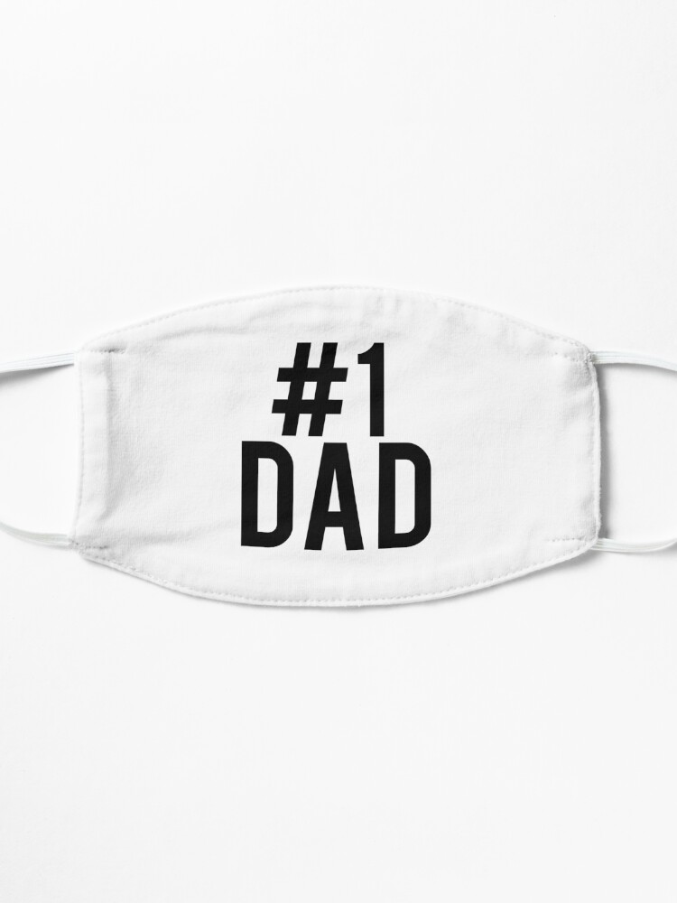 Alternate view of Father's Day "#1 Dad" Design Mask