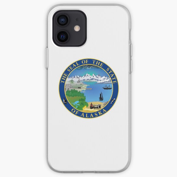 Alaska AK Official State Seal iPhone Soft Case