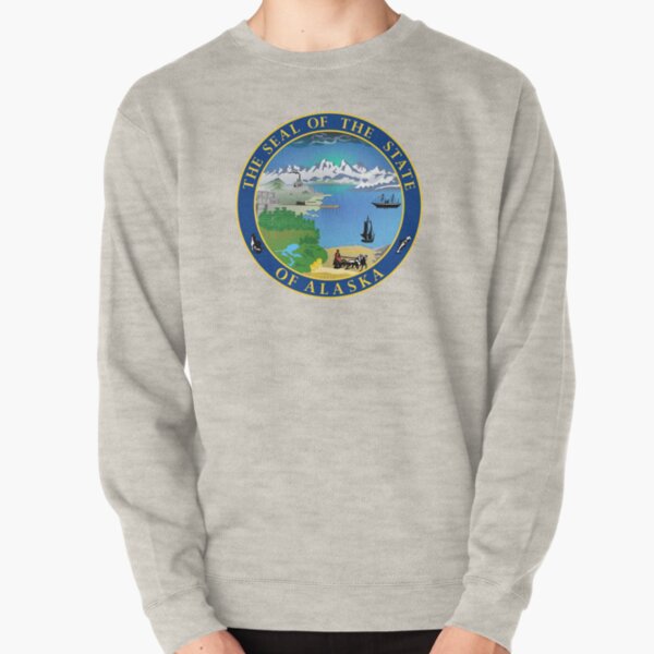 Alaska AK Official State Seal Pullover Sweatshirt