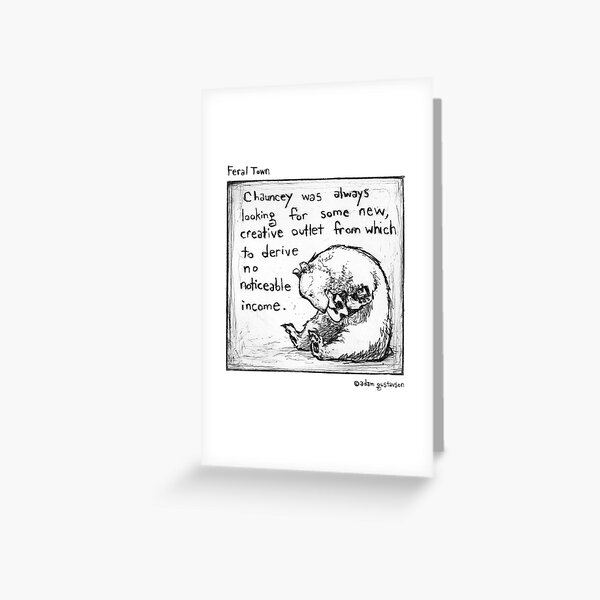 Item preview, Feral Town- Chauncey designed and sold by Adam Gustavson.