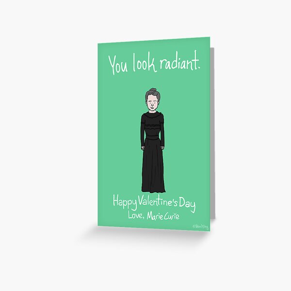 Marie Curie Greeting Card