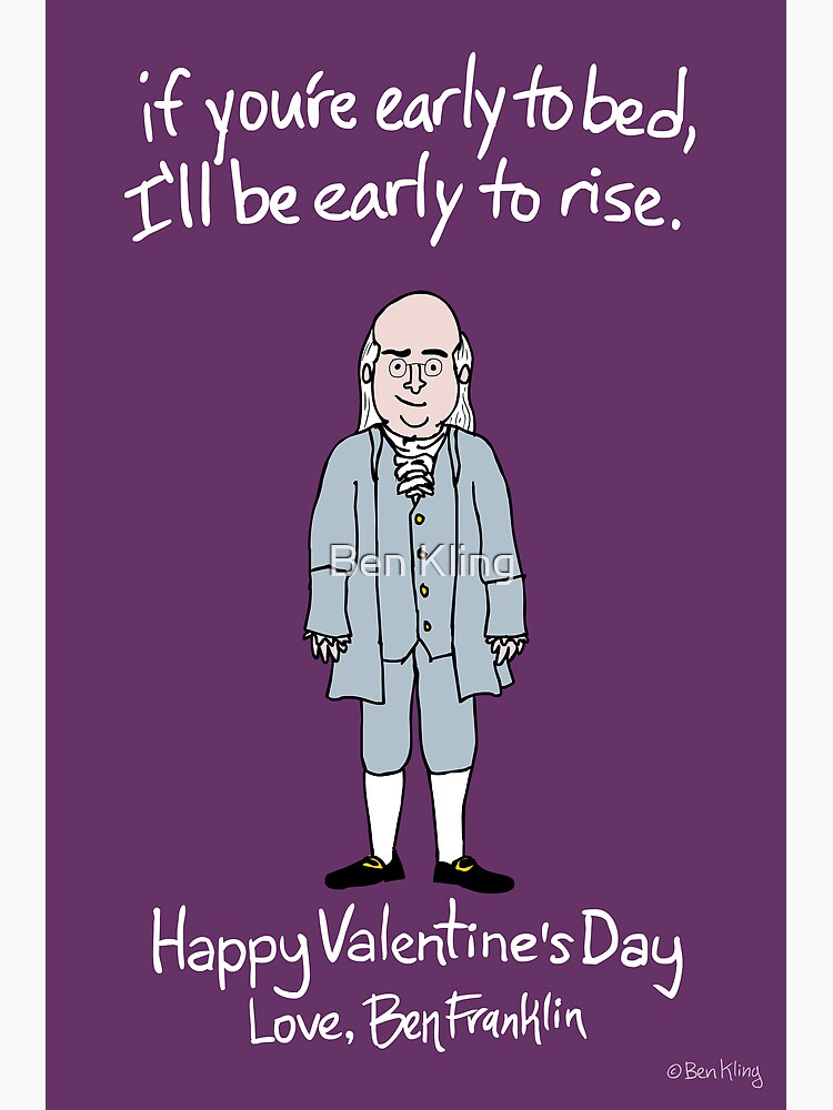 Benjamin Franklin Greeting Card By Benkling Redbubble