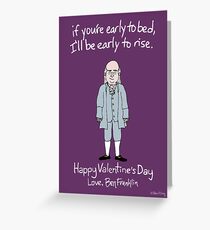 Benjamin Franklin Greeting Card