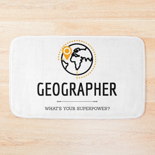 Item preview, Geographer What's Your Superpower? Geography Gift Idea designed and sold by designwaves.