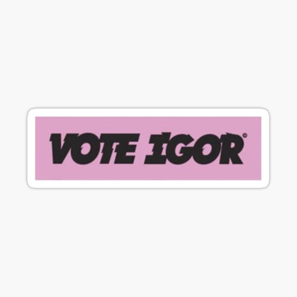 Igor Album Cover Sticker for Sale by th3realcece