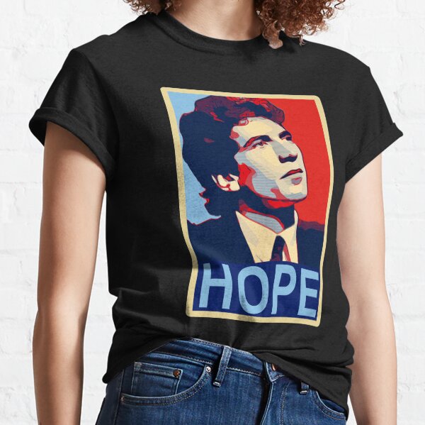 Neue Ikone JFK Jr HOFFNUNG Im Bernard Fairey Stil Classic T-Shirt