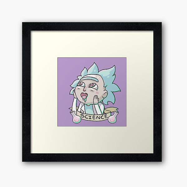 Tiny Rick Framed Art Print