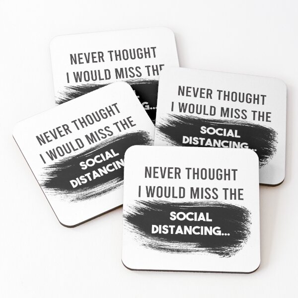 Item preview, Miss social distancing - Quarantine - Black Version designed and sold by crismk.