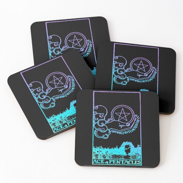 Item preview, Ace of Pentacles Tarot Card Rider Waite Witchy designed and sold by intothevoiddd.