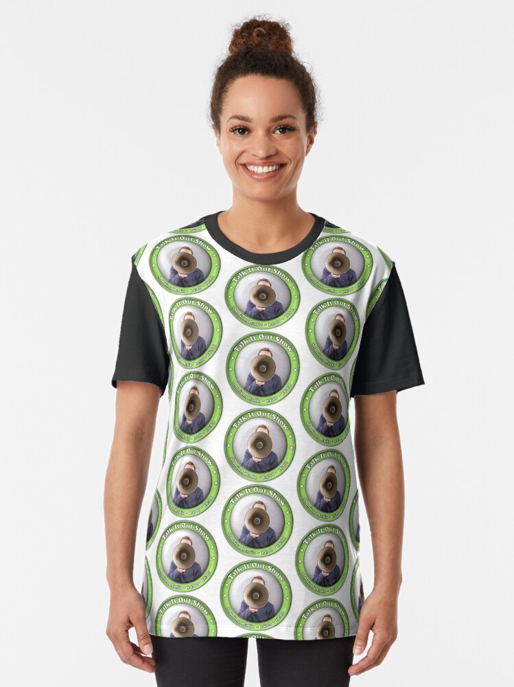 Alternate view of Talk It Out Show Graphic T-Shirt