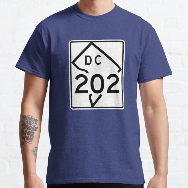 Washington DC Route 202 (Area Code 202) Classic T-Shirt