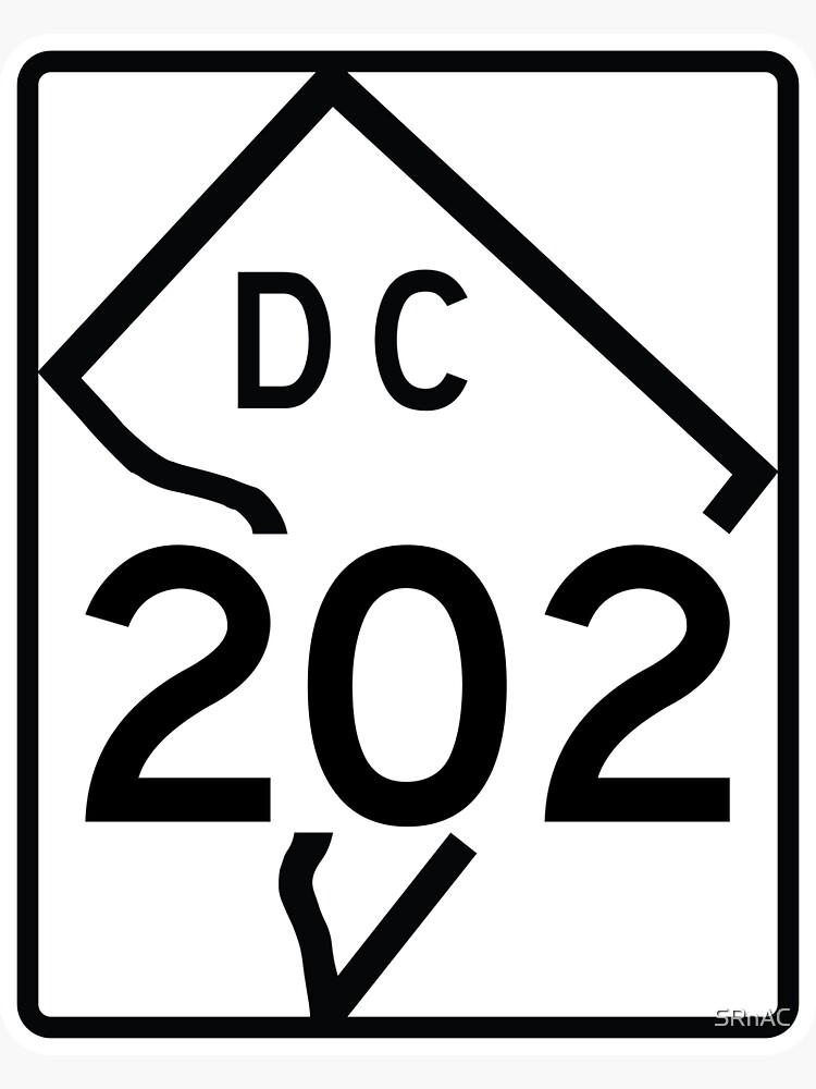 Washington DC Route 202 (Area Code 202) by SRnAC