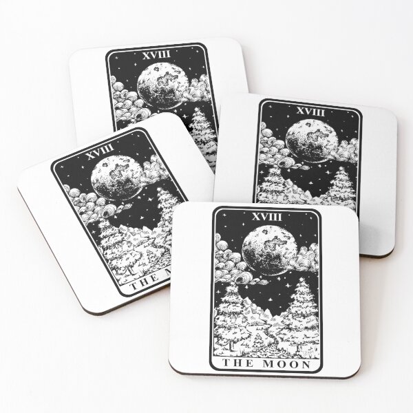 Item preview, "The Moon" Tarot designed and sold by lozzanova.