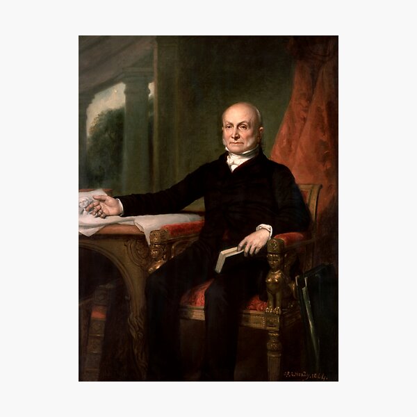Item preview, President John Quincy Adams Painting designed and sold by warishellstore.