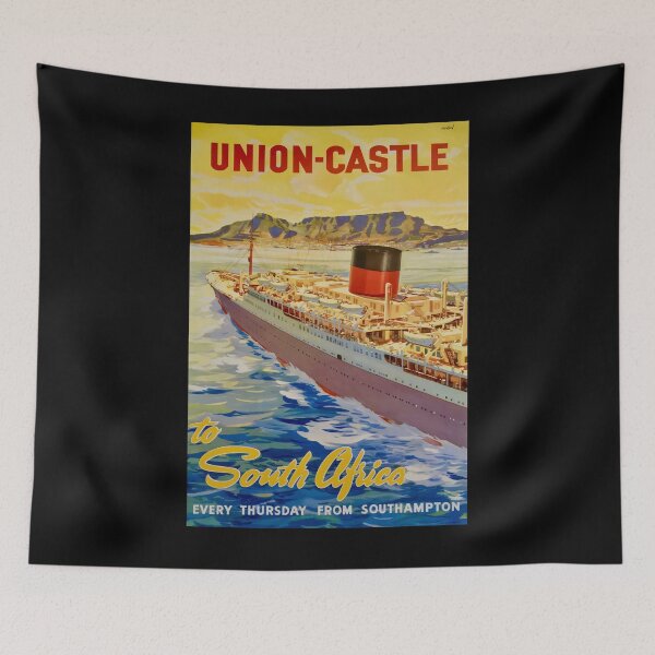 Item preview, To South Africa vintage travel poster designed and sold by stickart-marek.